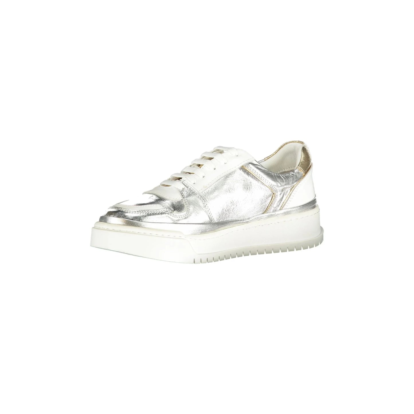 Cafenoir Sneakers Donna Argento Stampa Logo - vista 3
