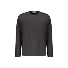 Coveri Moving T-Shirt Maniche Lunghe Uomo Nera Ricamo