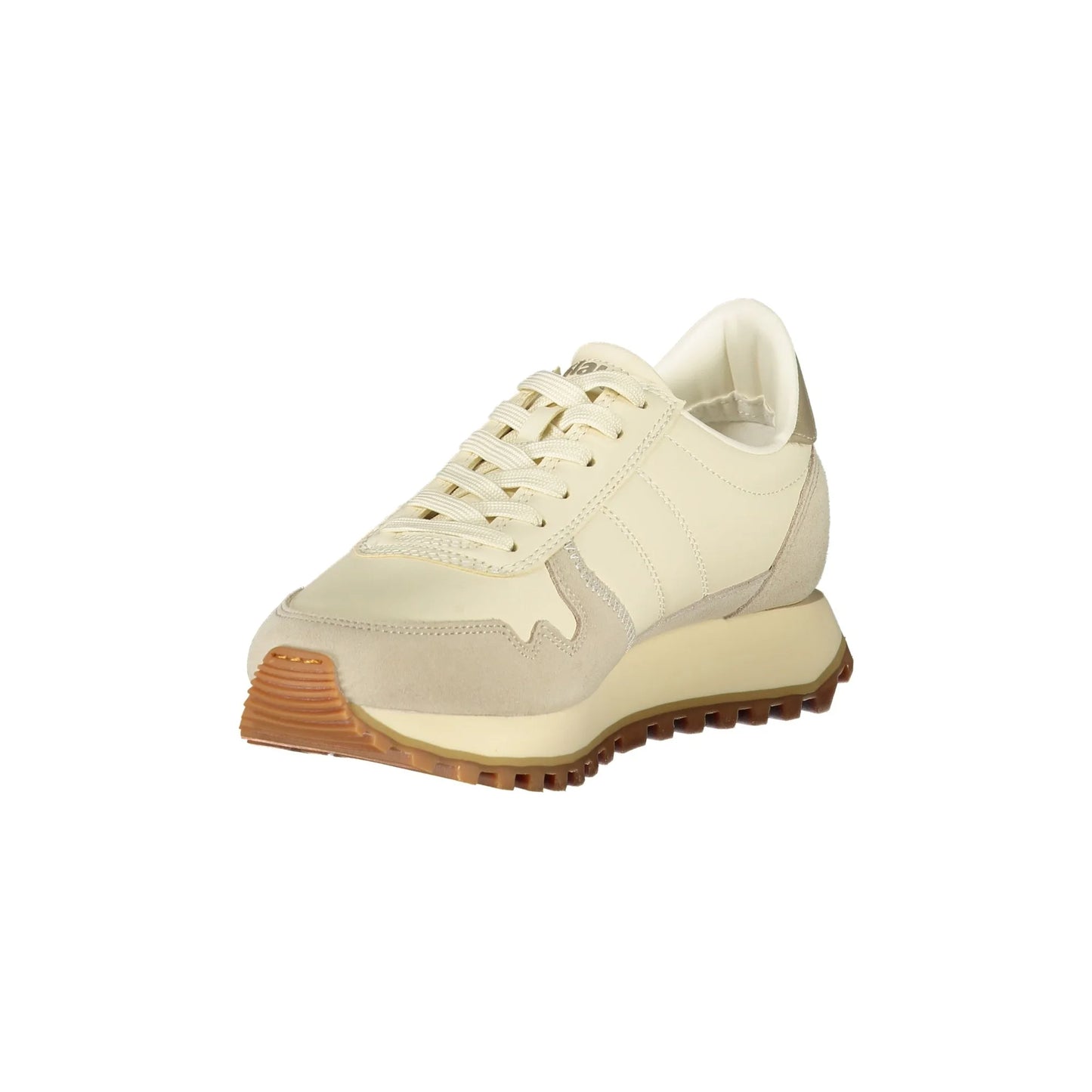 Blauer Sneakers donna beige