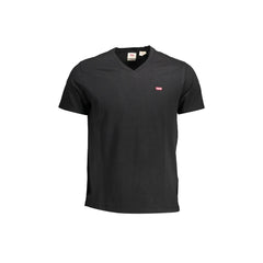 Levi'S T-Shirt Maniche Corte Uomo Nera Logo