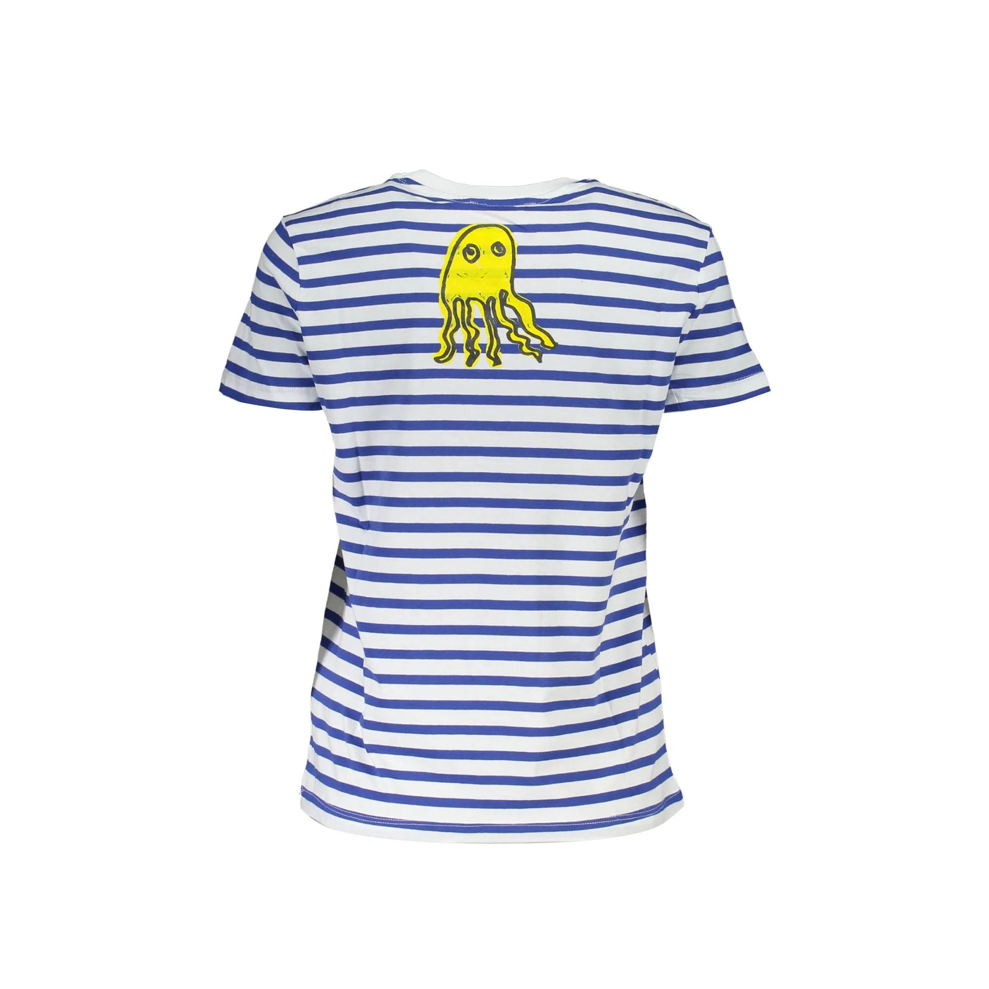 DESIGUAL T-SHIRT MANICHE CORTE DONNA BLU