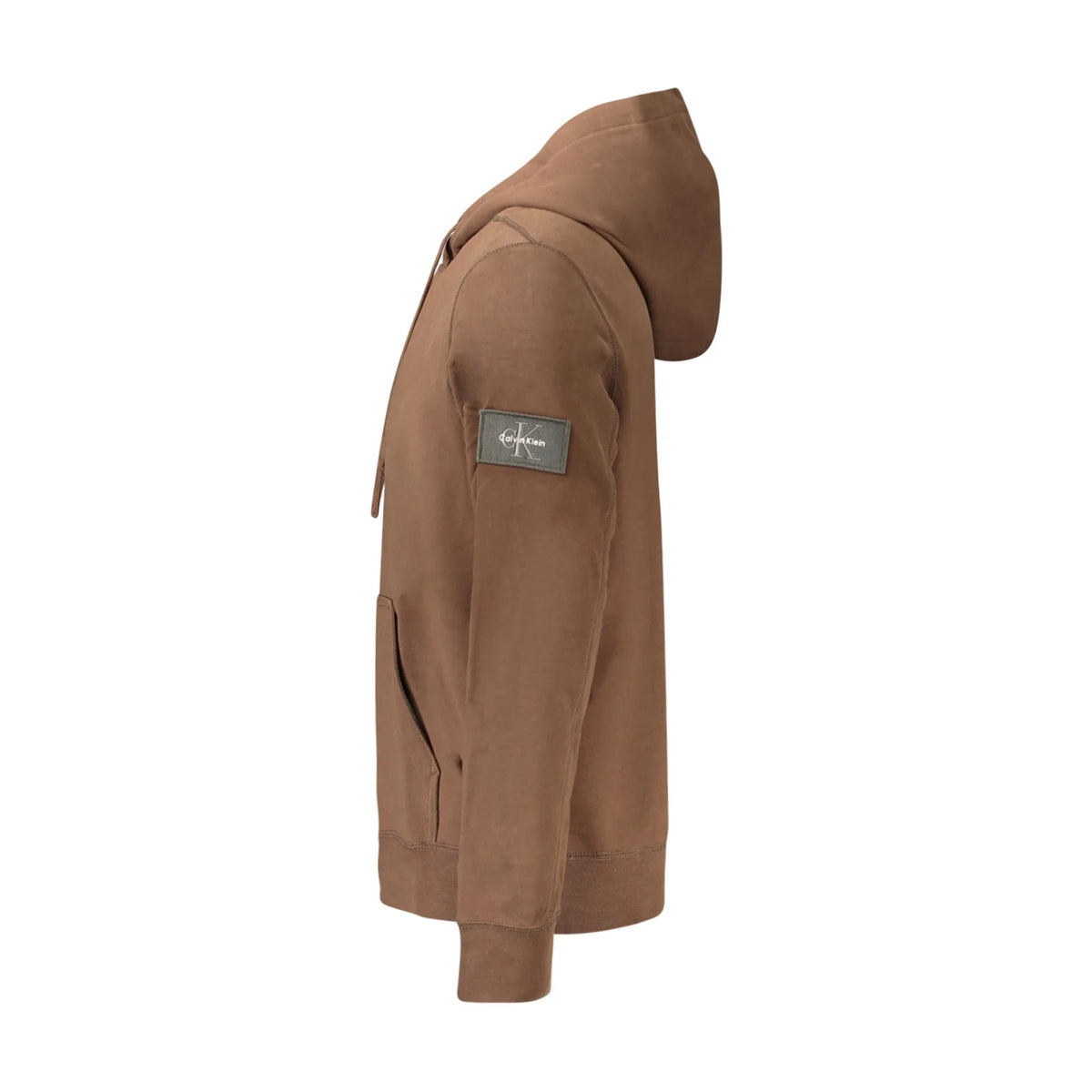 CALVIN KLEIN FELPA SENZA ZIP UOMO MARRONE