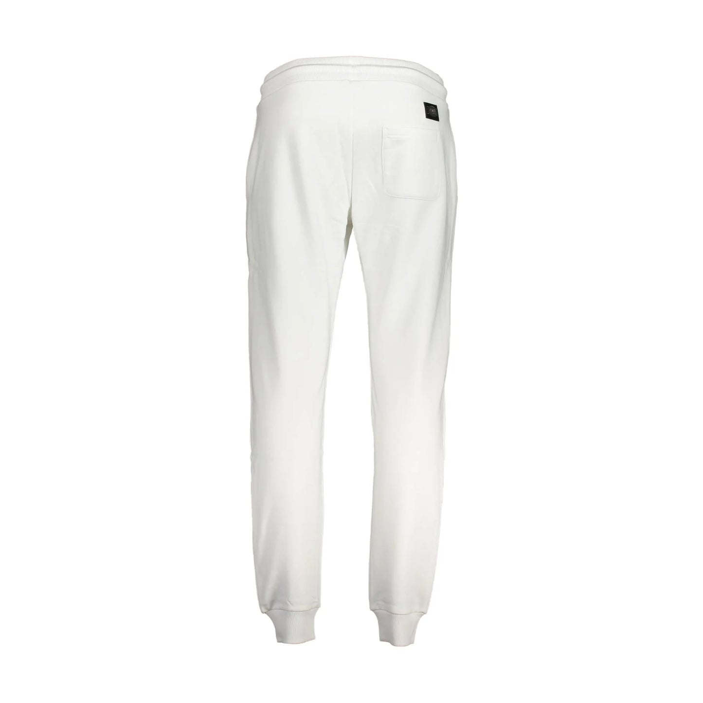 Cavalli Class Pantaloni Uomo Bianco Ricamo - vista 2