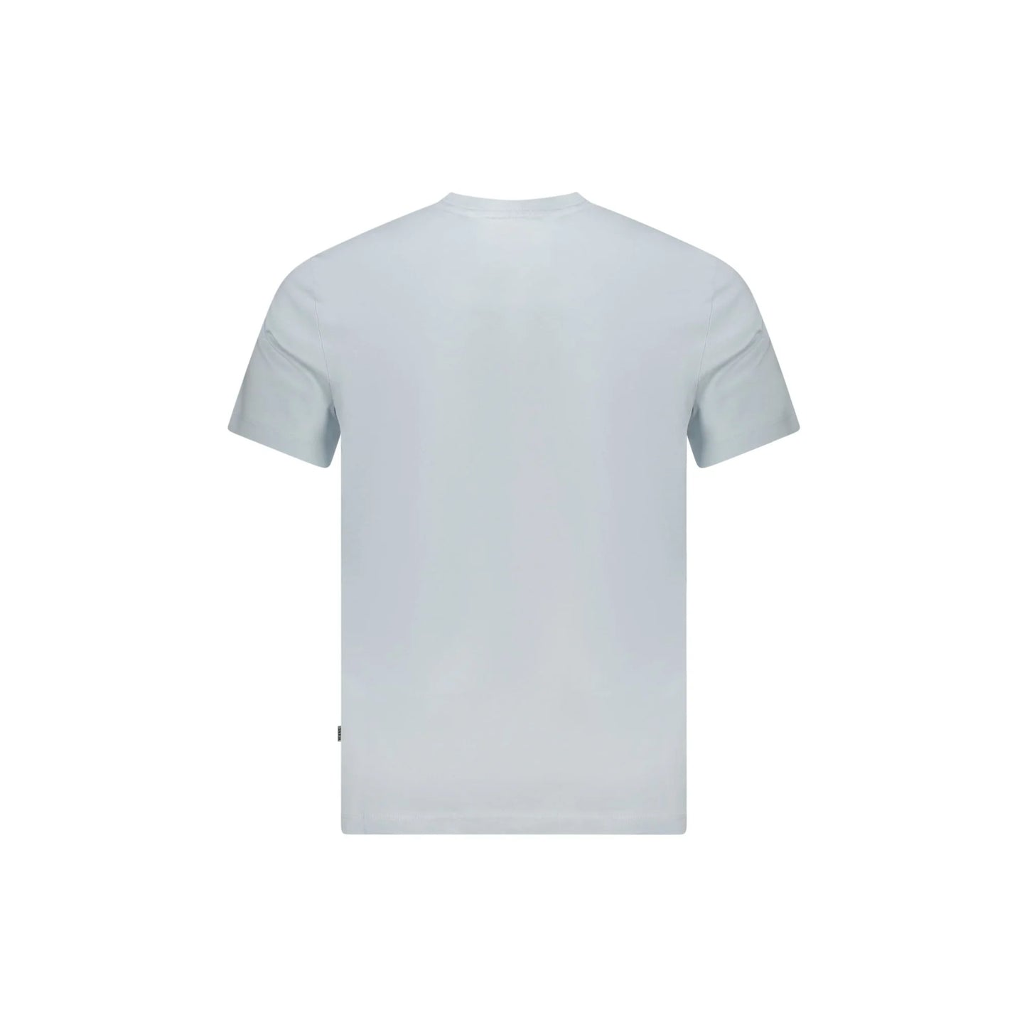 Guess Jeans T-Shirt Maniche Corte Uomo Azzurra Stampa Logo azzurro - vista 2