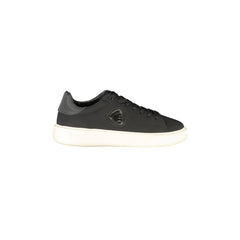 BLAUER Sneakers Uomo Nere con Lacci e Dettagli a Contrasto