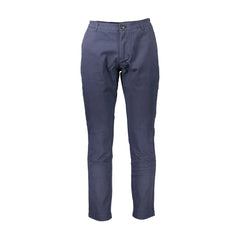 La Martina Pantaloni Uomo Blu Ricamo