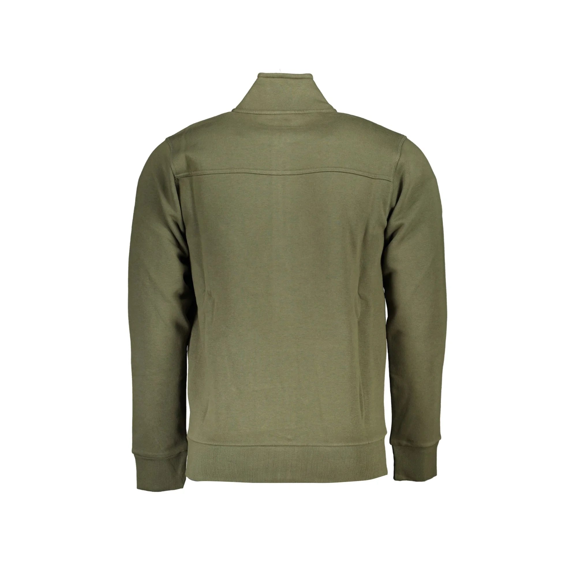 U.S. GRAND POLO FELPA CON ZIP UOMO VERDE