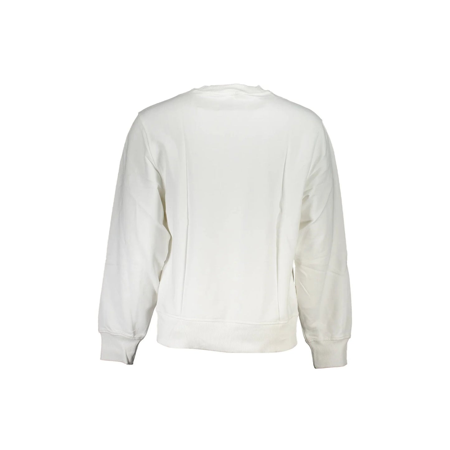 Calvin Klein Felpa Maniche Lunghe Uomo Bianca Stampa Logo Felpe bianco - vista 2