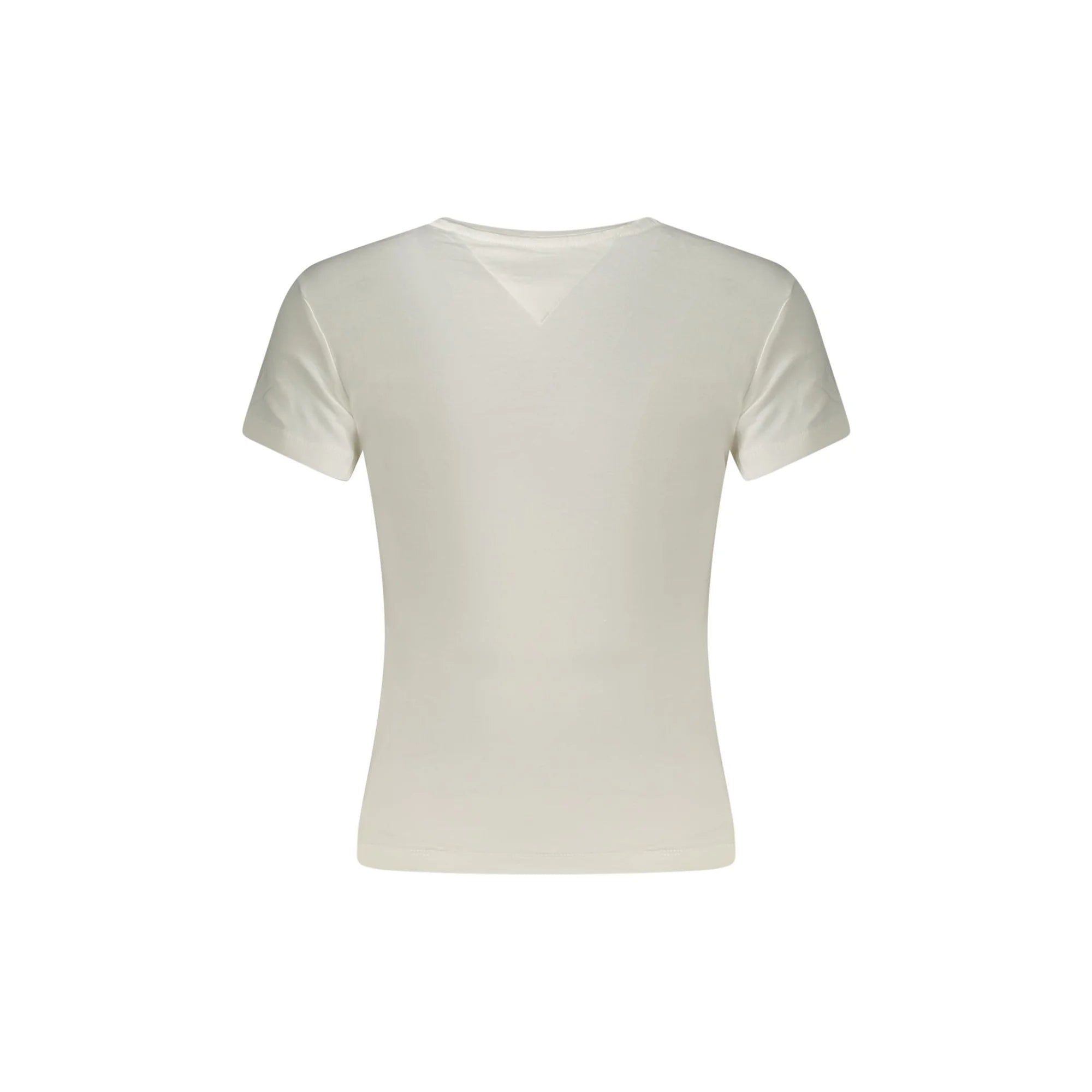TOMMY HILFIGER T-SHIRT MANICHE CORTE DONNA BIANCO
