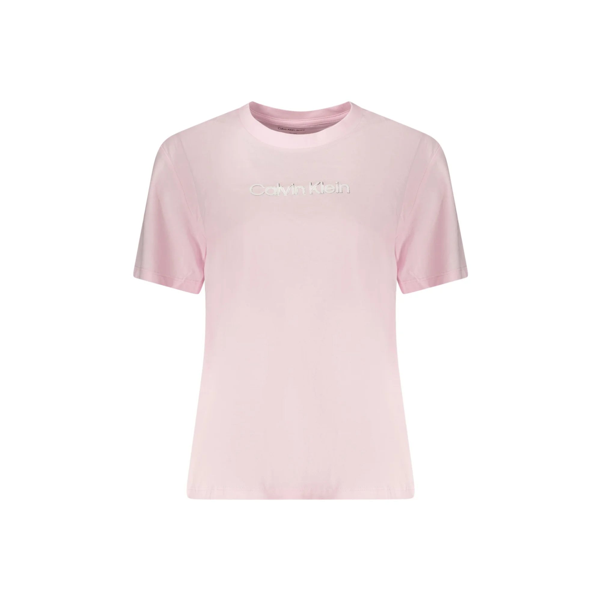 CALVIN KLEIN T-SHIRT MANICHE CORTE DONNA ROSA