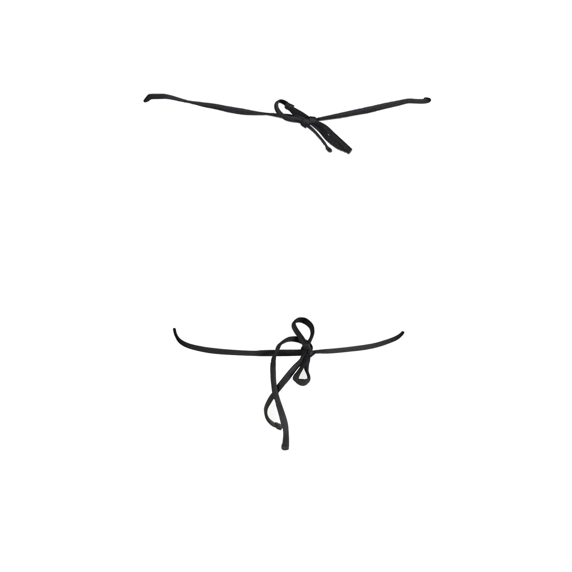 KARL LAGERFELD BEACHWEAR COSTUME PARTE SOPRA DONNA NERO