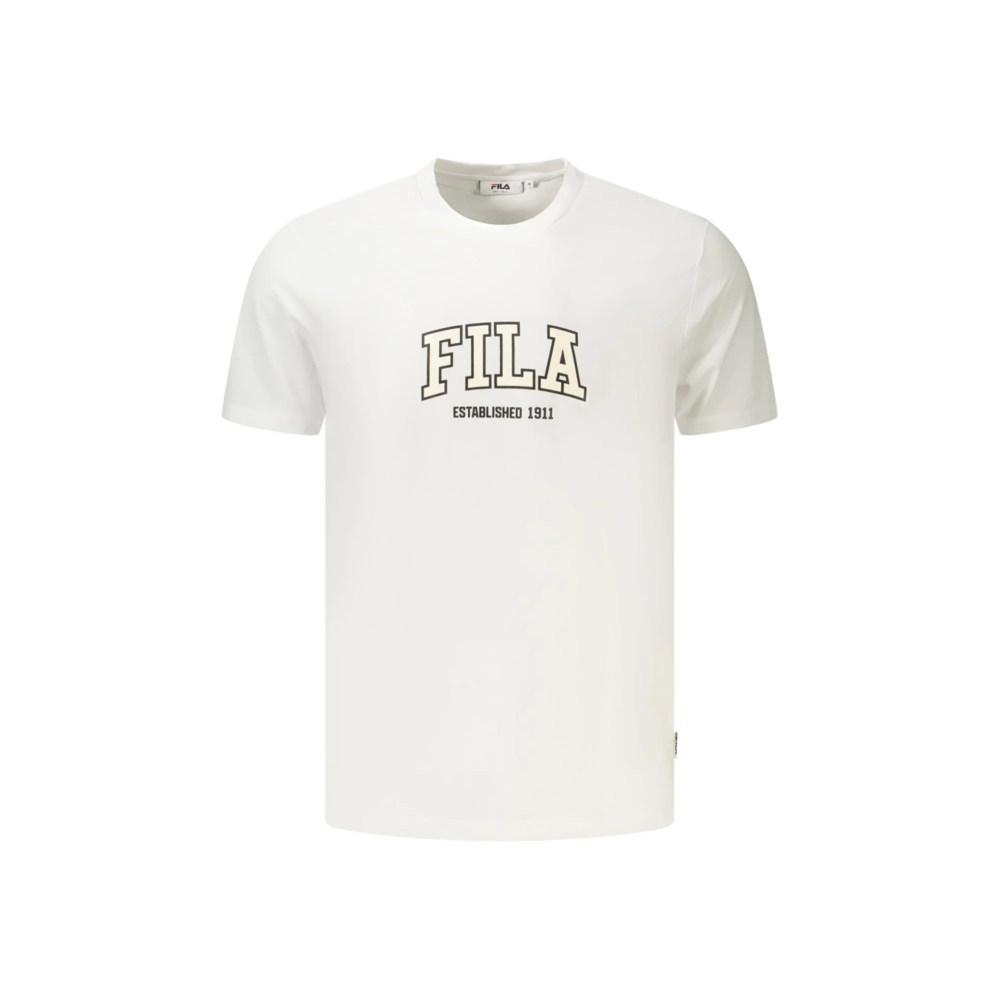 FILA T-SHIRT MANICHE CORTE UOMO BIANCO