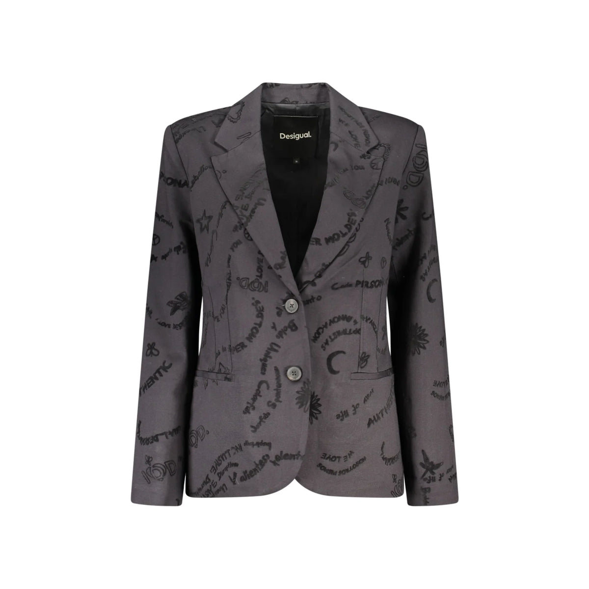 DESIGUAL GIACCA CLASSICA DONNA NERO