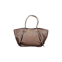 Guess Jeans Borsa a Spalla Donna Marrone Logo