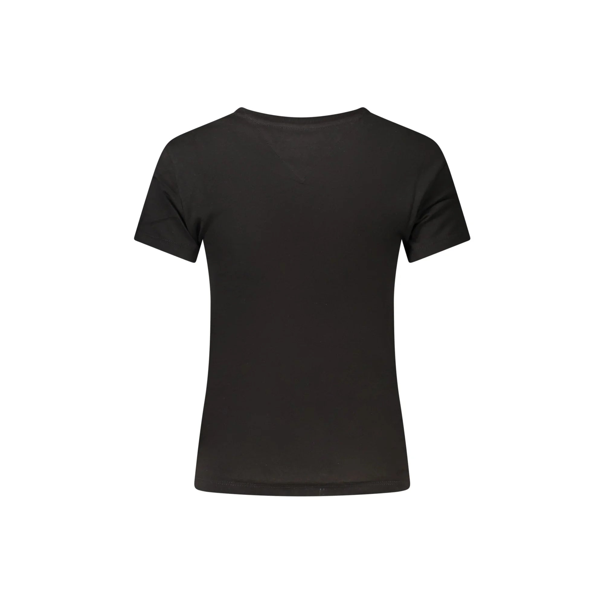 TOMMY HILFIGER T-SHIRT MANICHE CORTE DONNA NERO