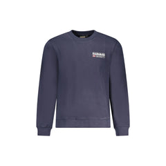 Napapijri Felpa Maniche Lunghe Uomo Blu Stampa