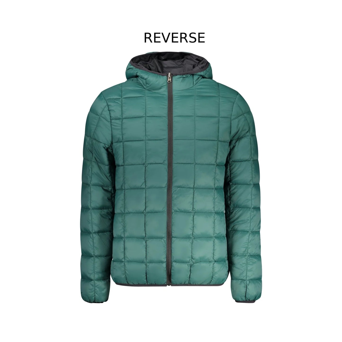 Norway 1963 Giubbotto Uomo Nero Cappuccio Reversibile Logo Giubbotti e Giacche - vista 3