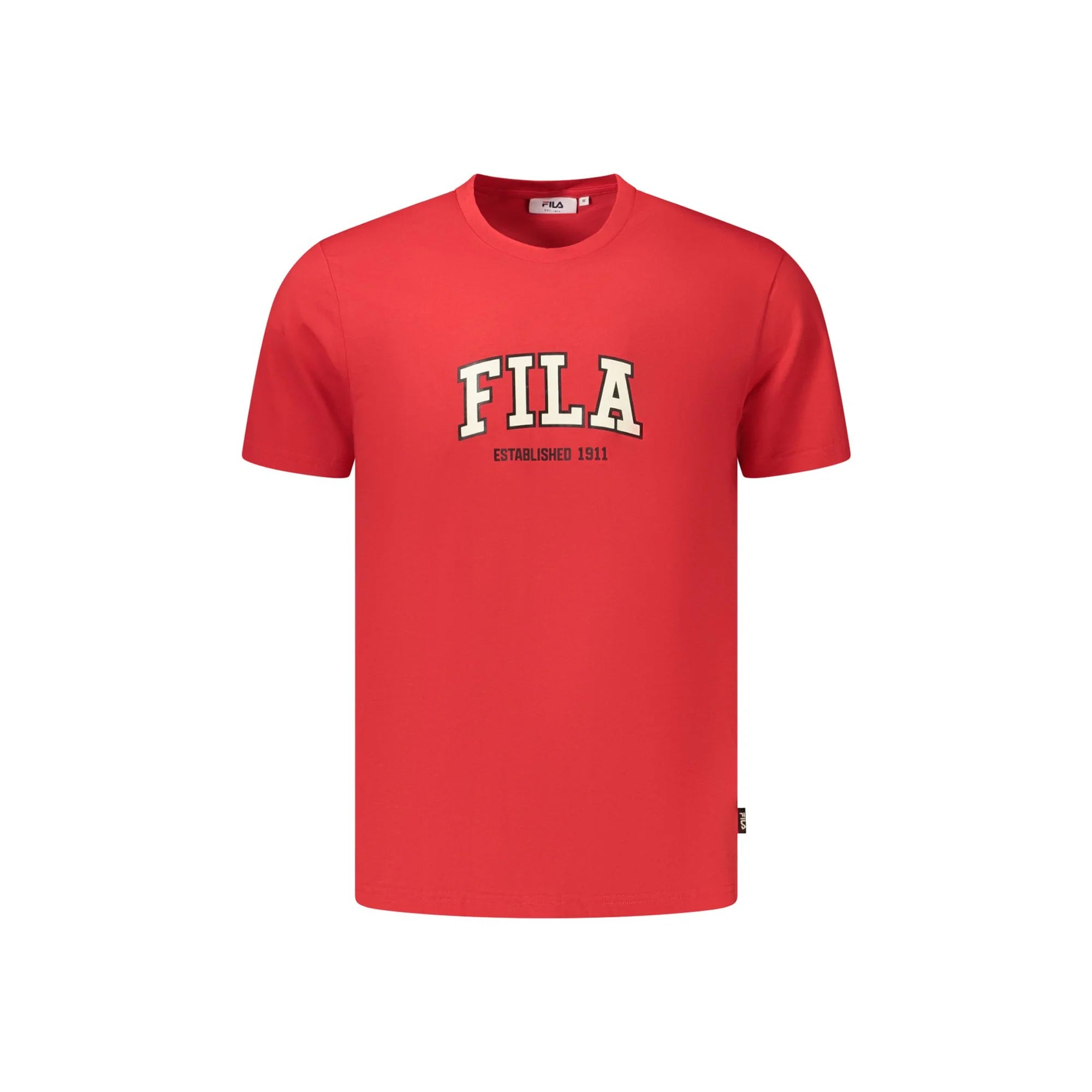 FILA T-SHIRT MANICHE CORTE UOMO ROSSO