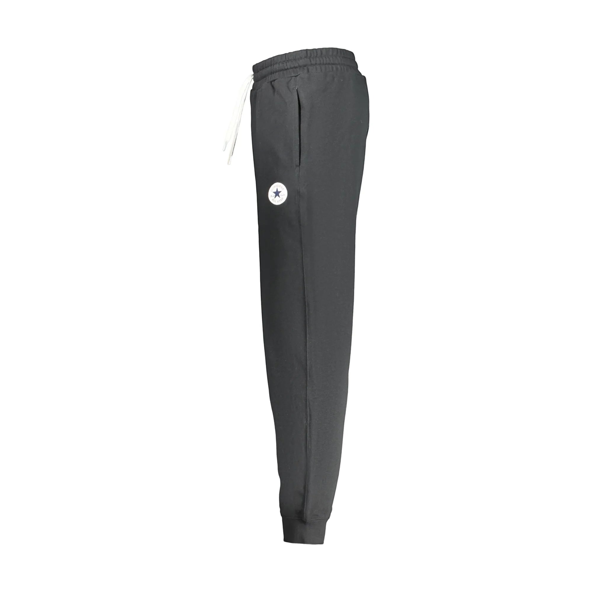 CONVERSE PANTALONE TUTA LUNGO UOMO NERO