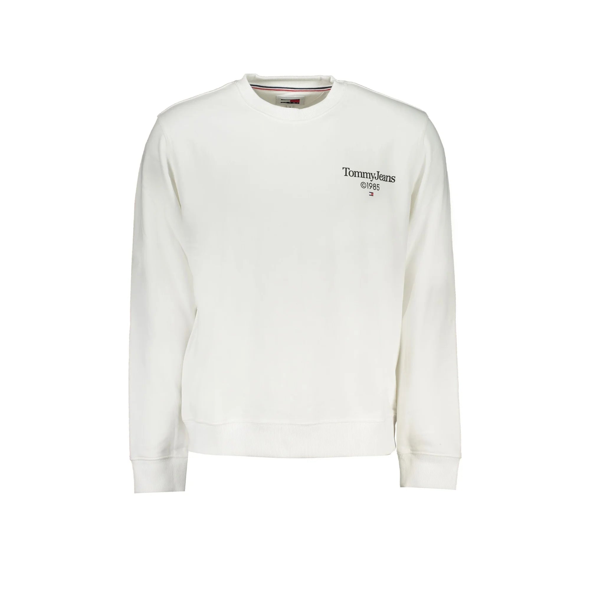 TOMMY HILFIGER FELPA SENZA ZIP UOMO BIANCO