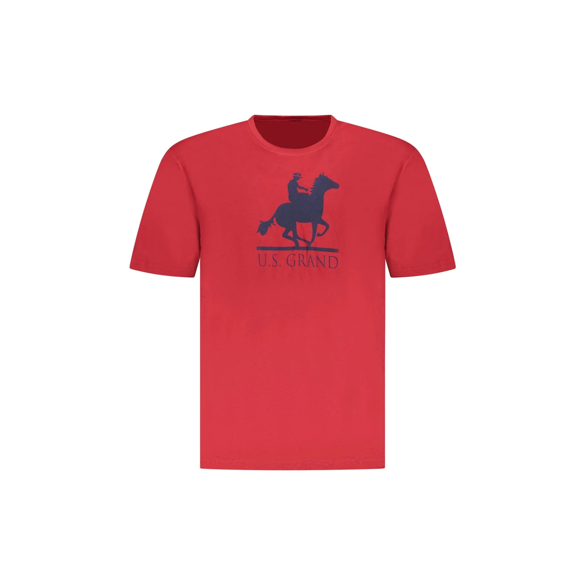 U.S. GRAND POLO T-SHIRT MANICHE CORTE UOMO ROSSO