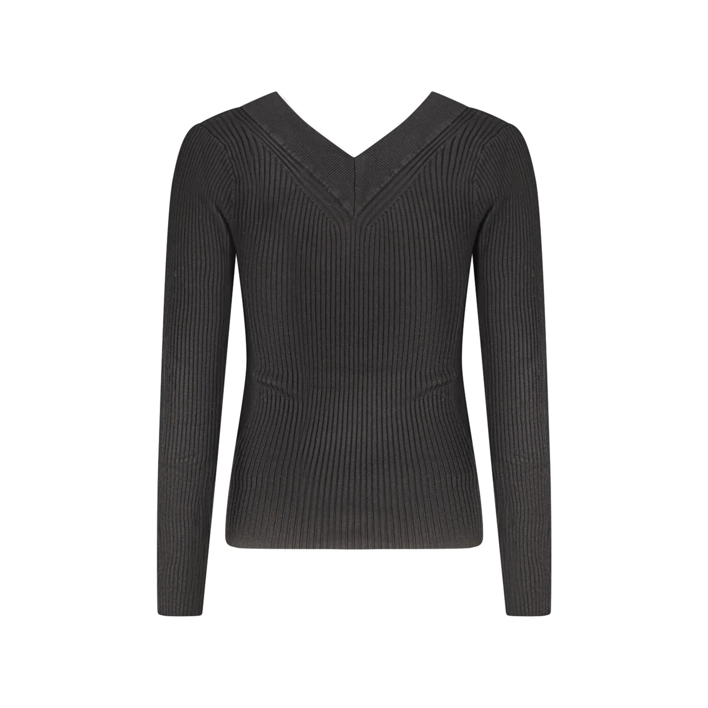 Guess Jeans Maglia Donna Nera Logo Maglie nero - vista 2