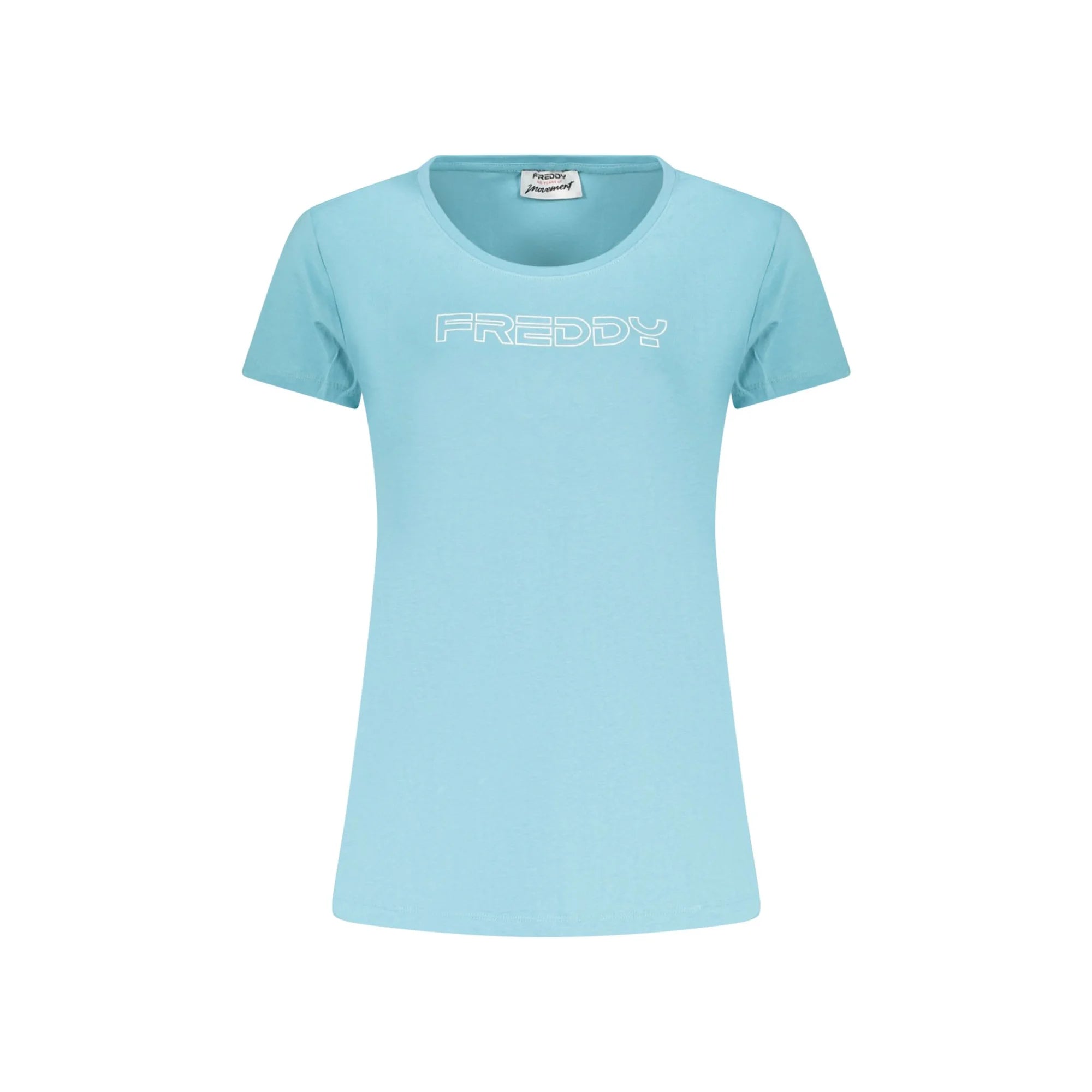 FREDDY T-SHIRT MANICHE CORTE DONNA AZZURRO