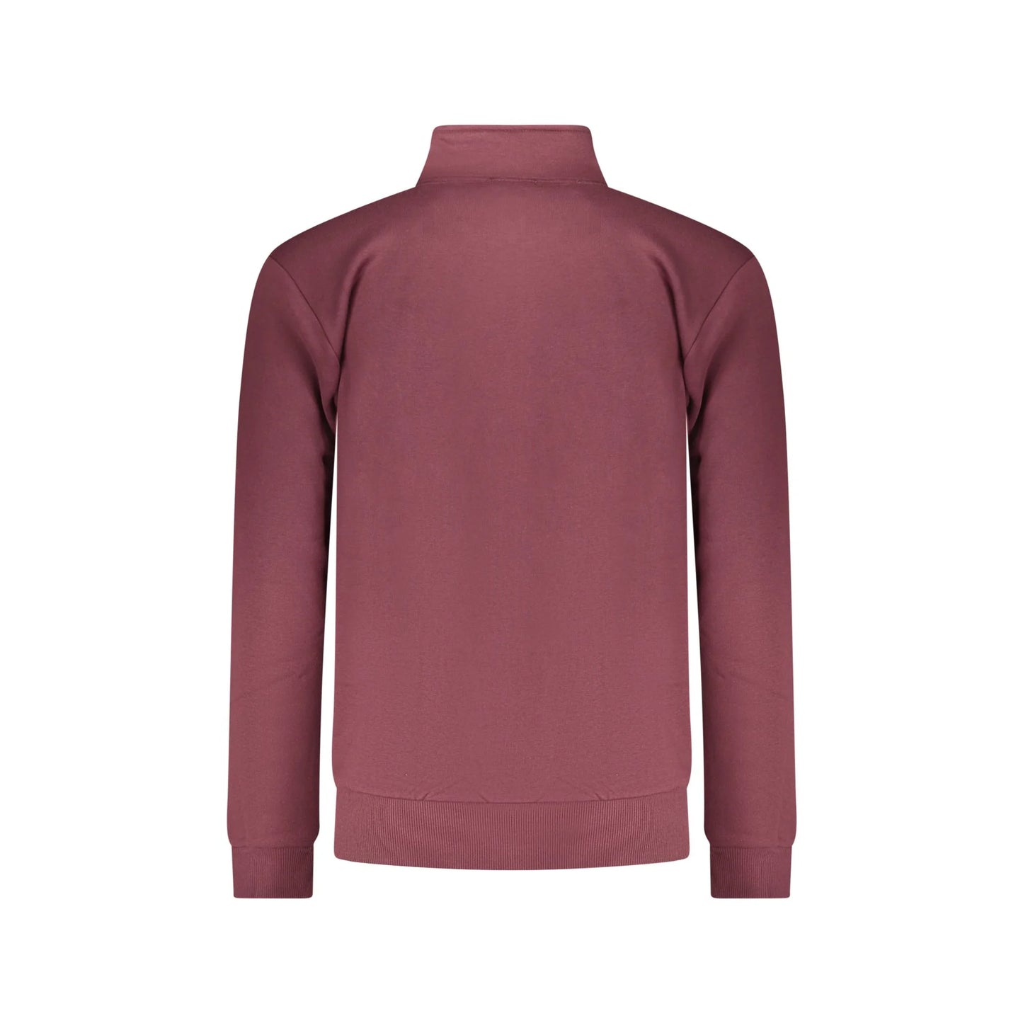 Coveri Moving Felpa Maniche Lunghe Uomo Rossa Zip Ricamo Felpe rosso - vista 2