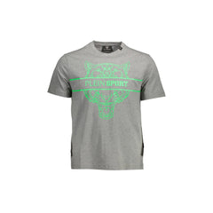 Plein Sport T-Shirt Μανίκια Κοντά Ανδρική Γκρι Λογότυπο