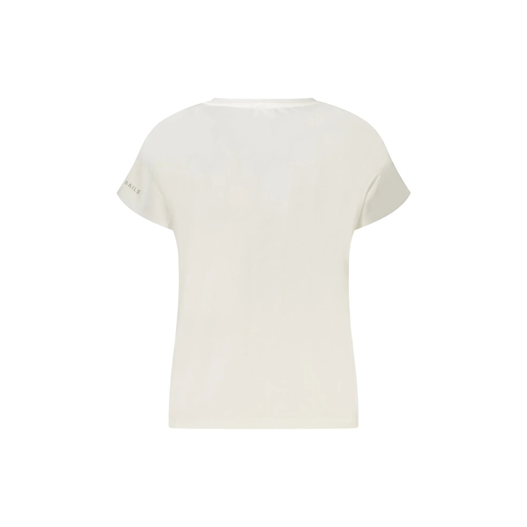 North Sails T-Shirt Maniche Corte Donna Bianca Stampa in Rilievo bianco - vista 2
