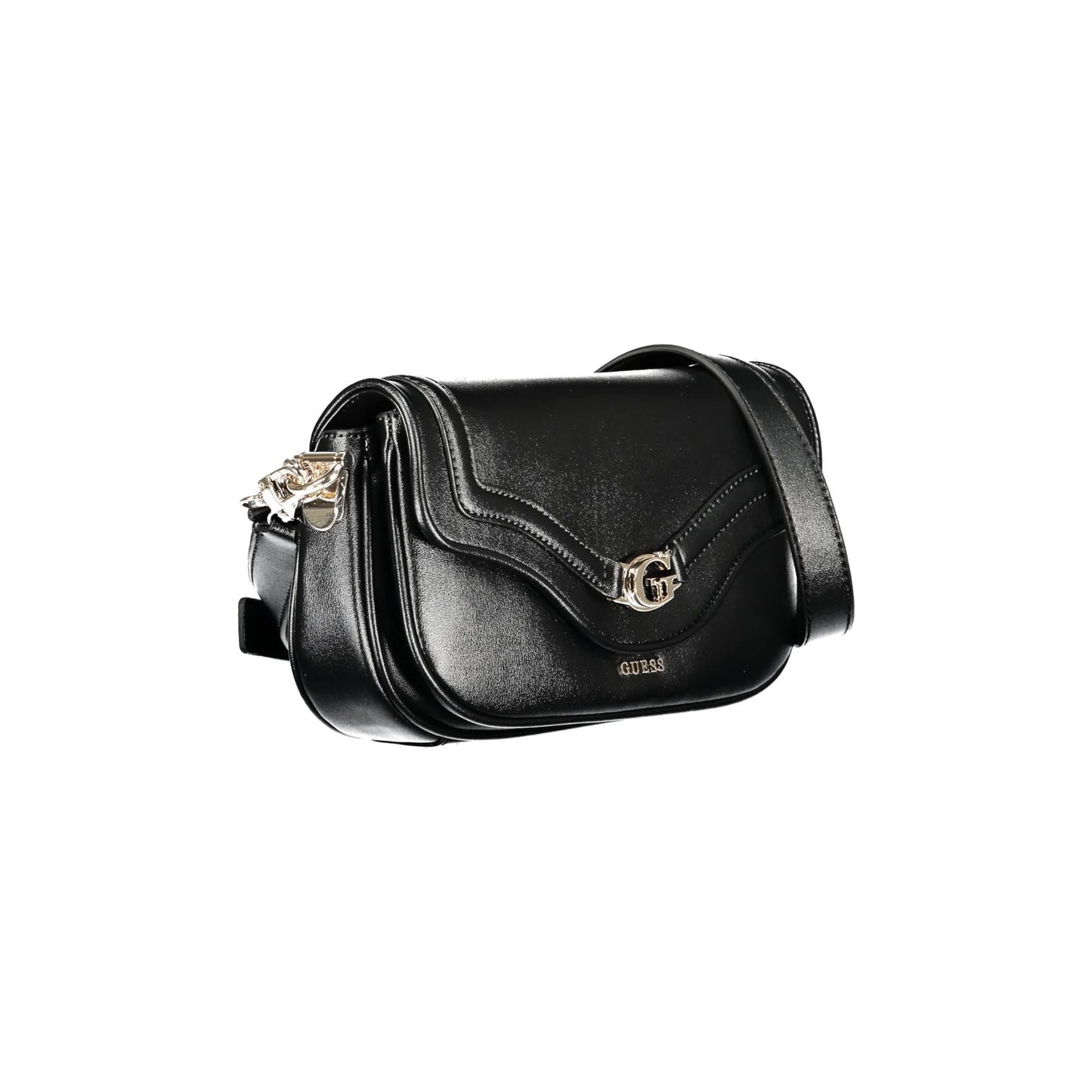 Guess Jeans Borsa a Tracolla Donna Nera Logo Borse nero - vista 3
