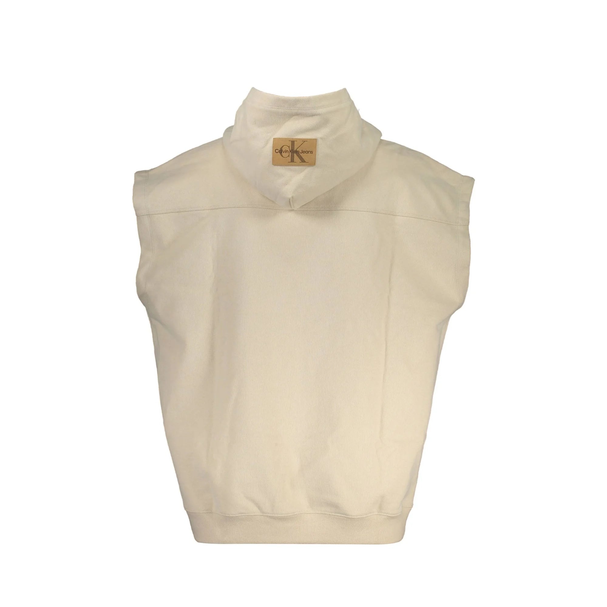 CALVIN KLEIN FELPA SENZA ZIP UOMO BEIGE