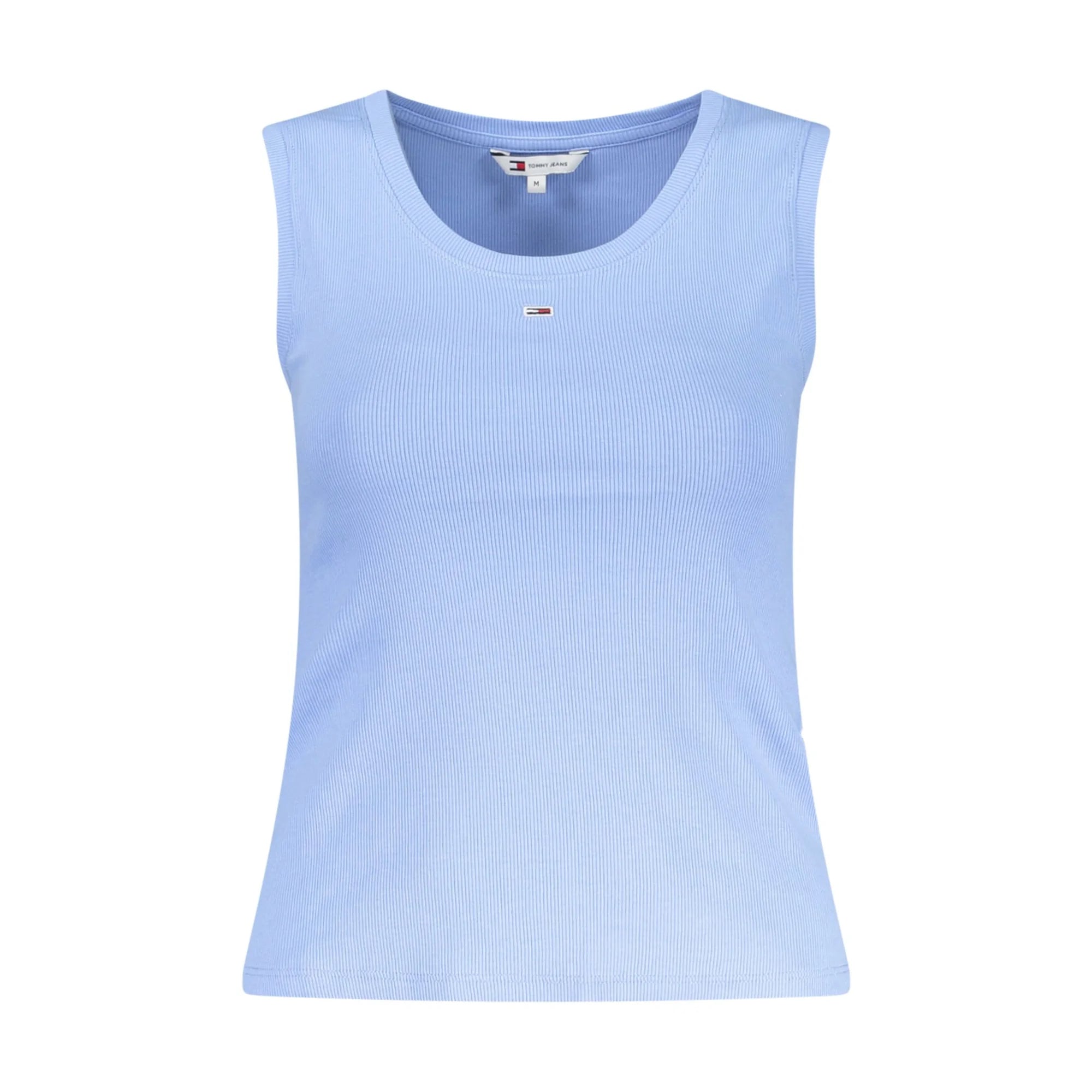 TOMMY HILFIGER CANOTTA DONNA AZZURRO