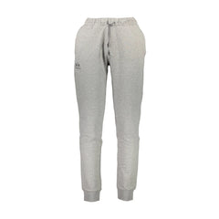 La Martina Pantaloni Uomo Grigio Stampa Logo