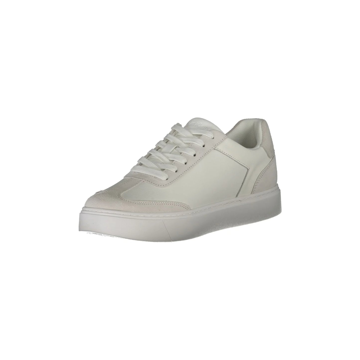 CALVIN KLEIN Sneakers Uomo Bianche con Lacci e Dettagli in Bianco - vista 3