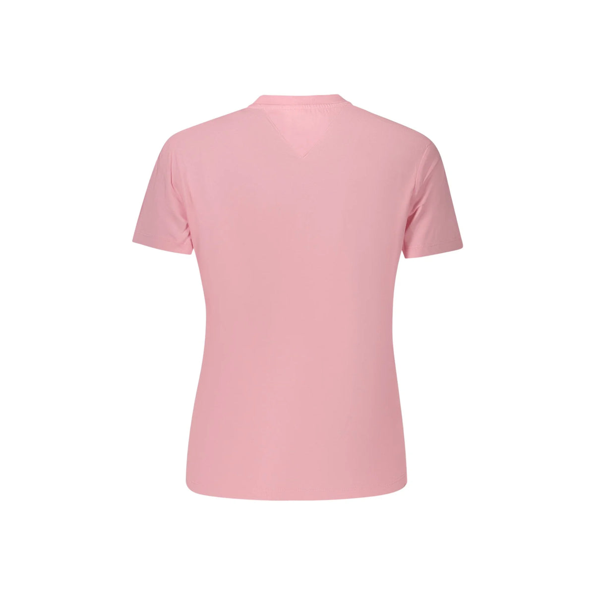 TOMMY HILFIGER T-SHIRT MANICHE CORTE DONNA ROSA
