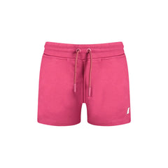 K-Way Short Bambina Viola Logo