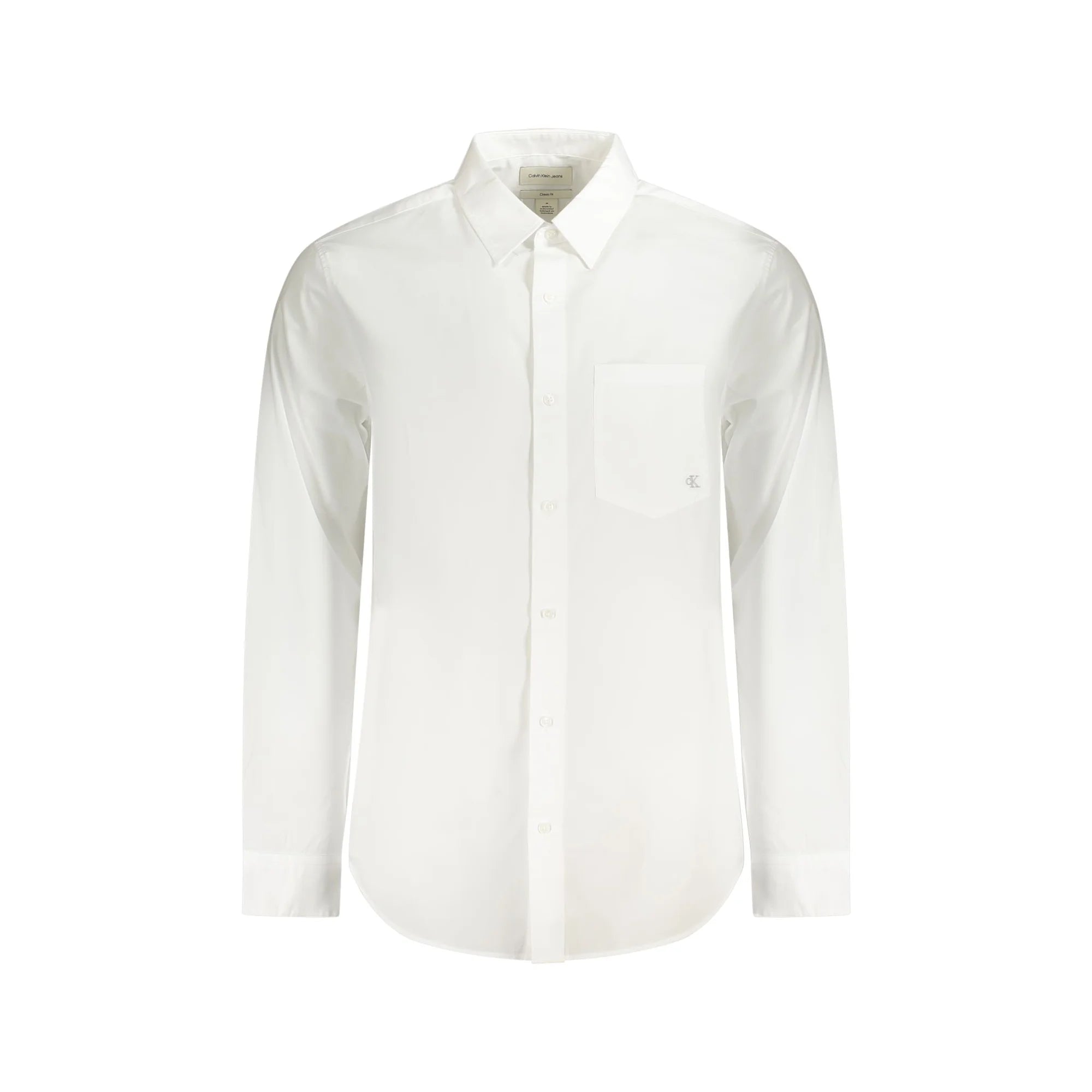 CALVIN KLEIN CAMICIA MANICHE LUNGHE UOMO BIANCO