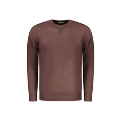 Rifle Maglia Uomo Marrone Ricamo