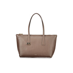 Furla Borsa a Spalla Pelle Donna Marrone Logo