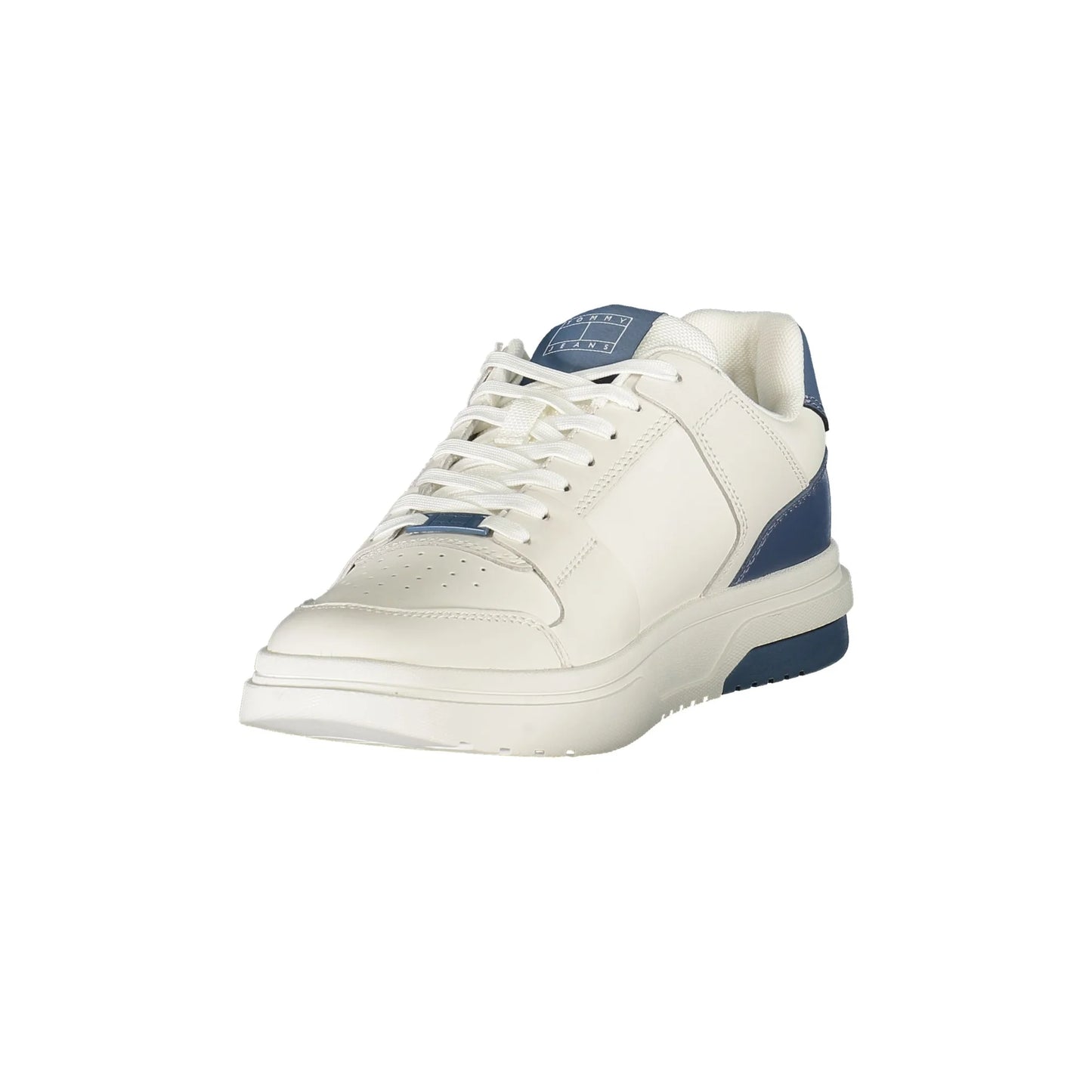 TOMMY HILFIGER Scarpe Sneakers Uomo Rosse con Dettagli a Contrasto e Plantare Removibile rosso - vista 3