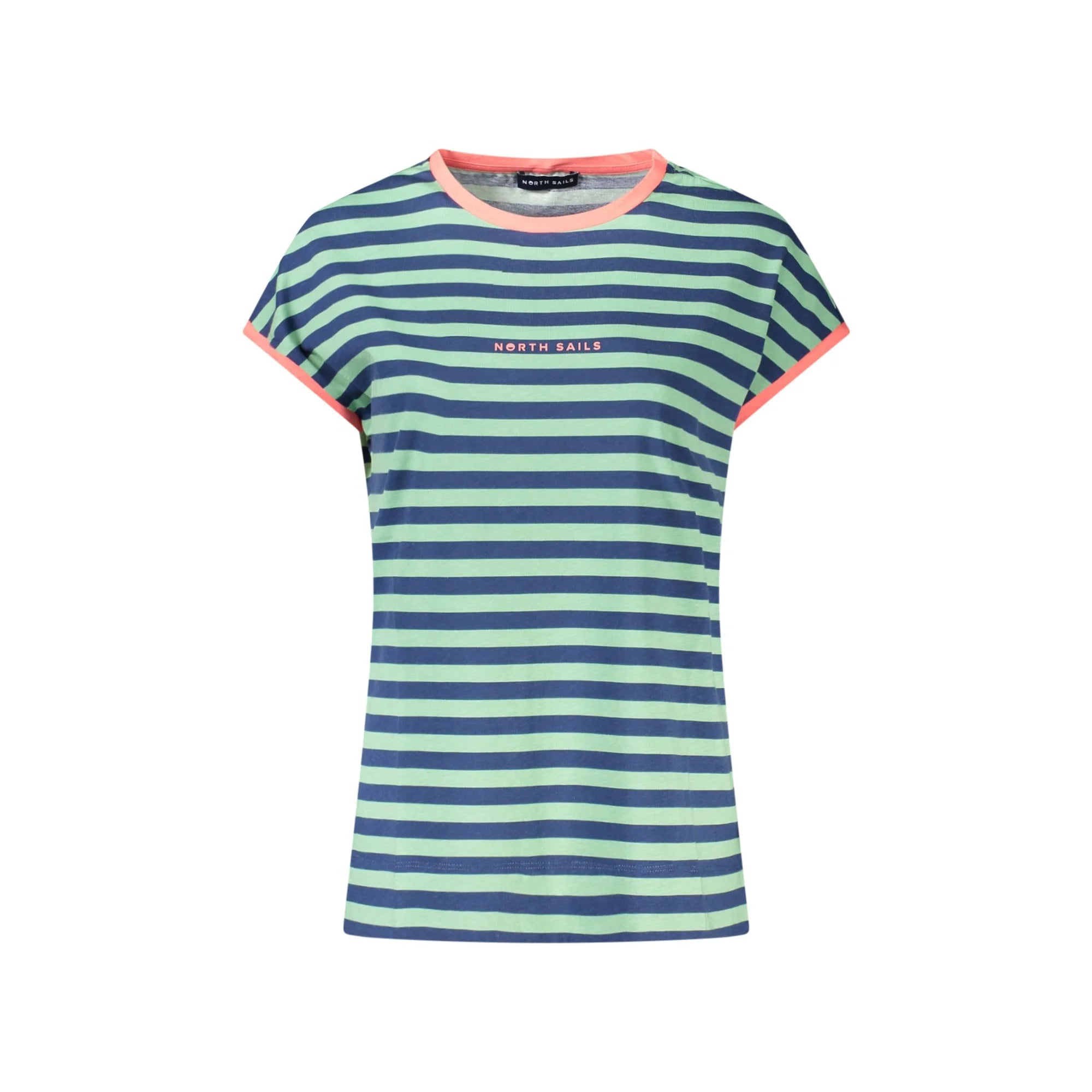 North Sails T-Shirt Donna Verde Stampa in Rilievo - foto prodotto