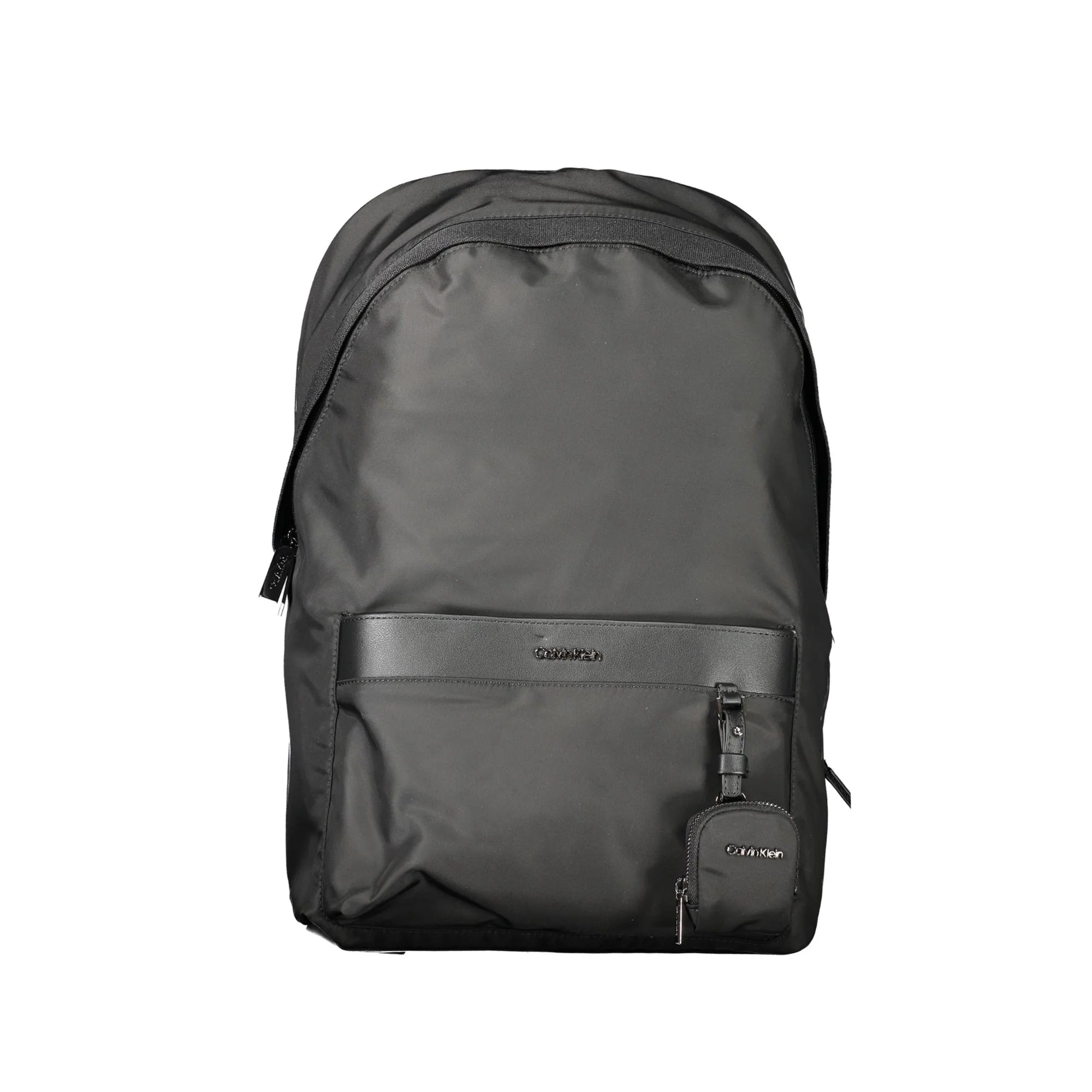 calvin klein black leather backpack Calvin Klein Black Logo Backpack for Men