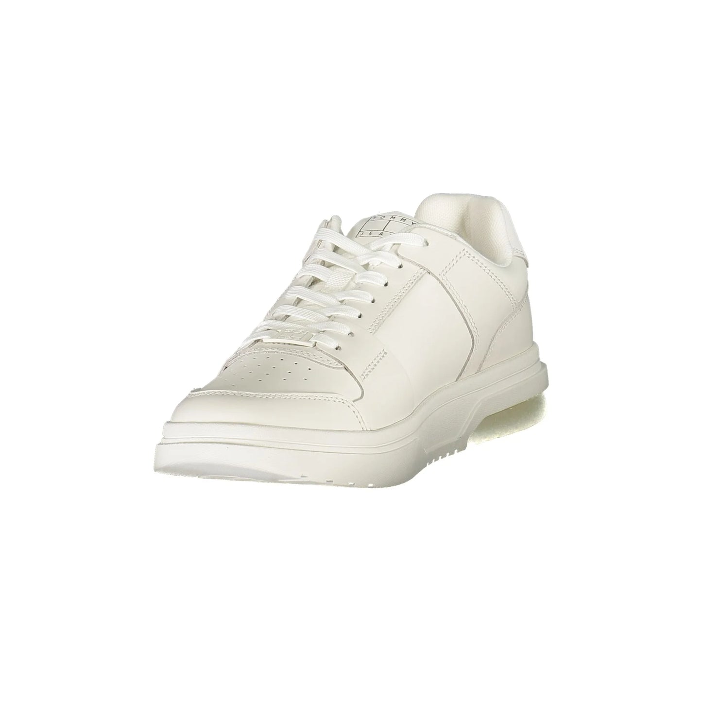 TOMMY HILFIGER Scarpe Sneakers Uomo Bianche con Dettagli a Contrasto bianco - vista 3
