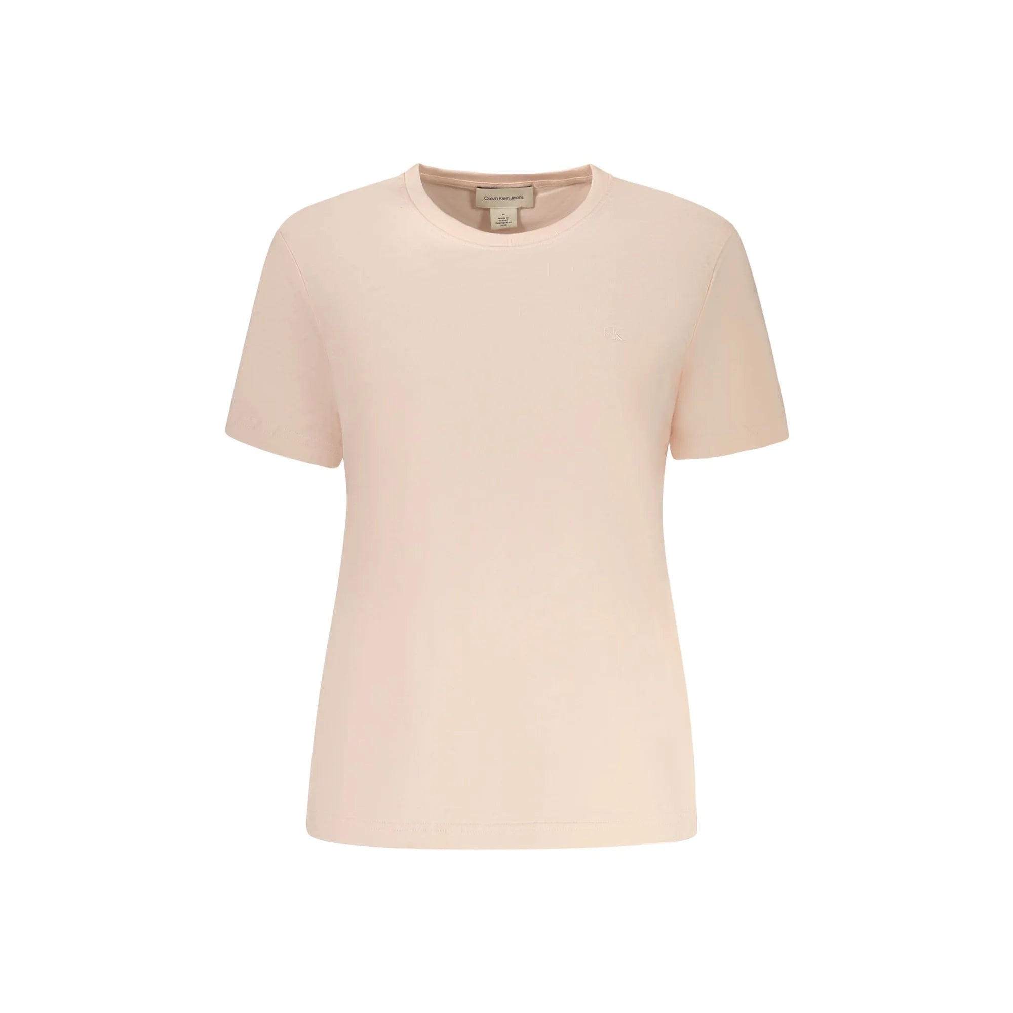 CALVIN KLEIN T-SHIRT MANICHE CORTE DONNA ROSA