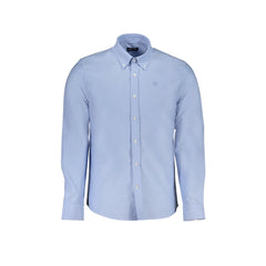 North Sails Camicia Maniche Lunghe Uomo Azzurra Ricamo