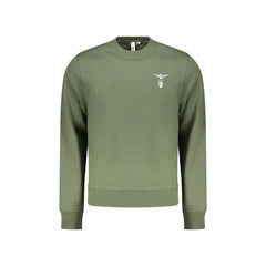 Accademia Militare Sudadera de Manga Larga Hombre Verde Estampado en Relieve