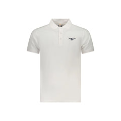 Accademia Militare Polo Maniche Corte Uomo Bianca Stampa