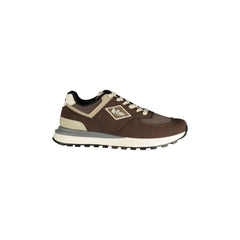 Lee Cooper tenisky pánské hnědé s potiskem loga