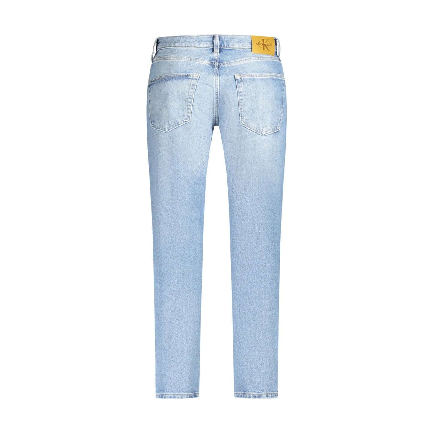 Calvin Klein Jeans Uomo Azzurri Effetto Slavato Logo - vista 2